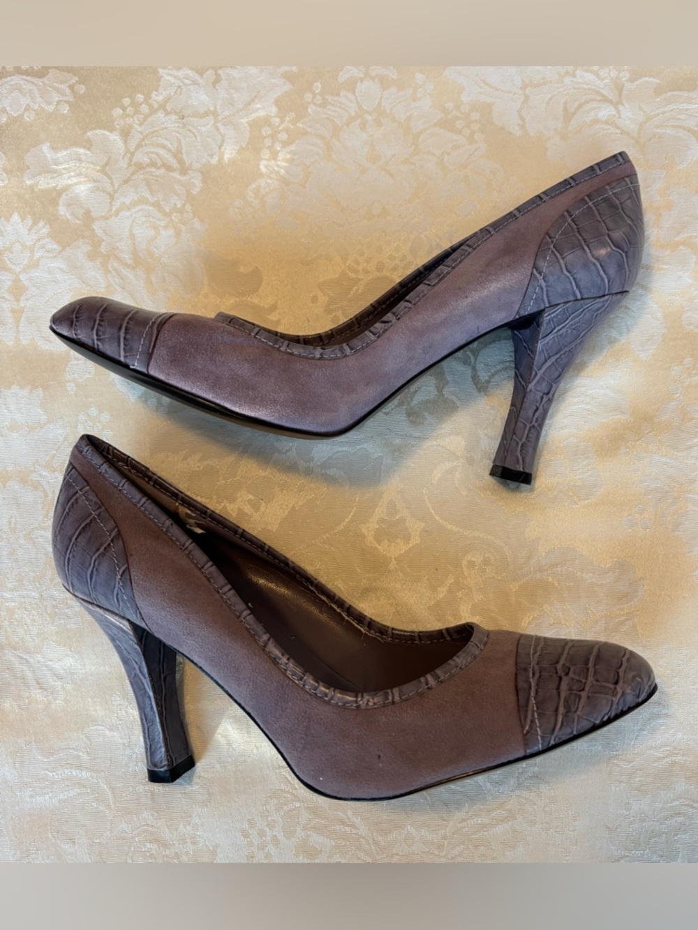 Nine West Easy Does It Light Purple Heels, Size 8 Medium